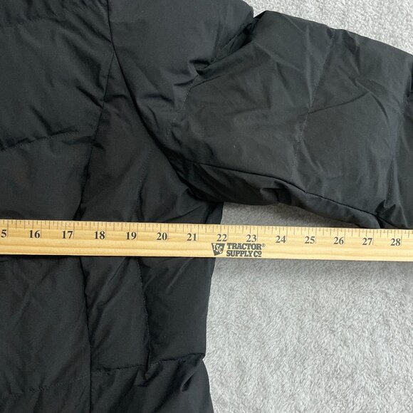 NWOT 32 Degrees Women's L Puffer Jacket Polyester Hooded Black Full Zip - Picture 10 of 11